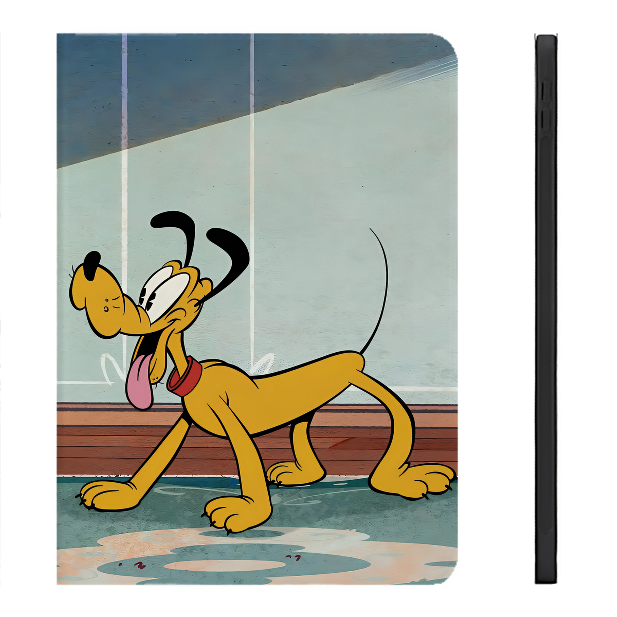 （画像用） ミッキーマウス Mickey Mouse IPadケース ペンホルダー付き ブックスタイルデザイン